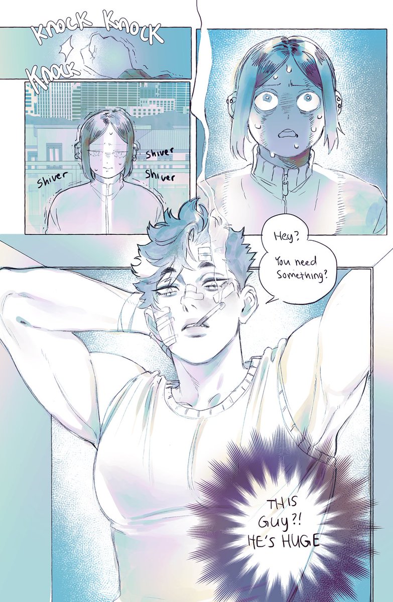 AU where kenma thinks his neighbor is a gang member 
part 1
