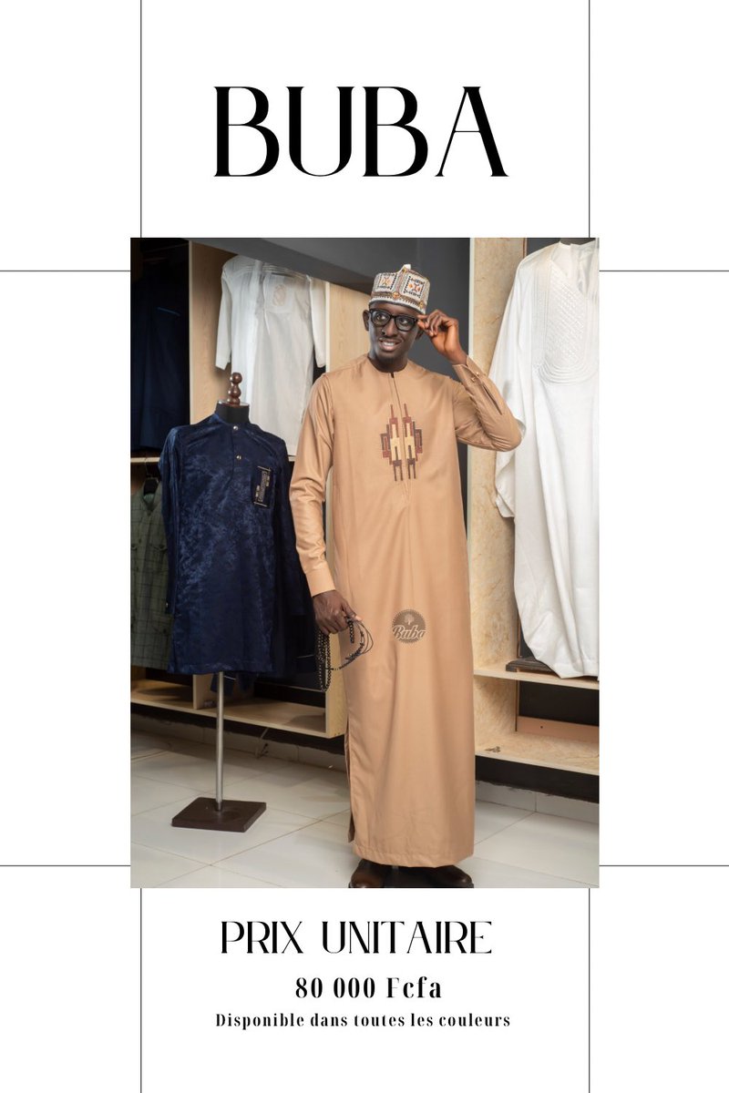bubadk's tweet photo. Plus que quelques semaines avant la fête de Tabaski.
Passez vite au showroom, prendre vos mesures …

Prix unitaire : 80000 F
Prix Pack (2 tenues) : 155000 F (réduction de 5000 F)
Prix Pack (3 tenues) : 230000 F (réduction 10000 F)

📞: 77 302 83 27 | 77 129 93 93 | 77 258 84 80 https://t.co/GYqb0l1rwm