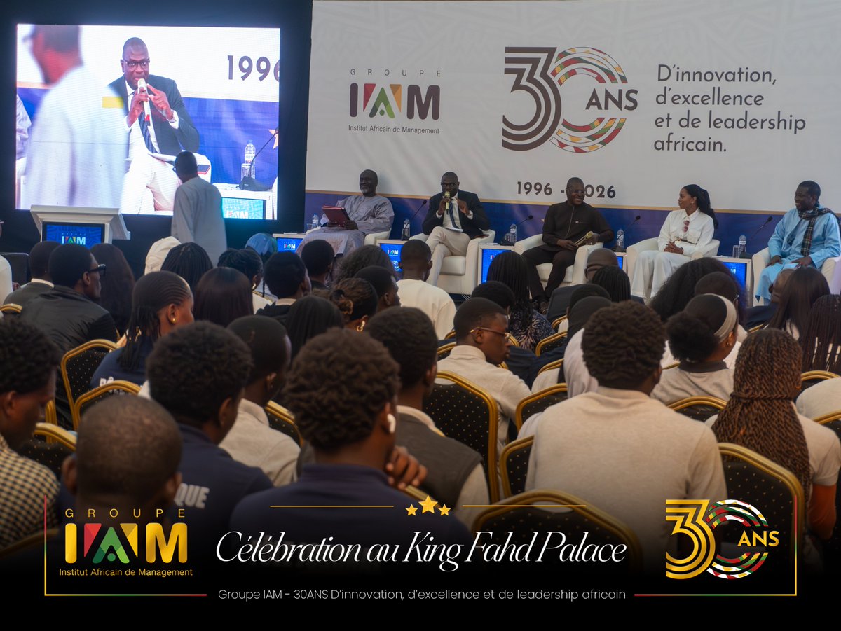 GroupeIAM's tweet photo. Retour en images sur les panels des 30 ans du Groupe IAM au King Fahd Palace.

Leadership, valeurs africaines, innovation et IA au cœur des échanges avec notamment Fatou Sow Kane, Alla Sène Gueye, Alioune Badara Mbengue et Insa Touré.

30 ans d’histoire. 30 ans d’excellence. https://t.co/YMZ99zab2O