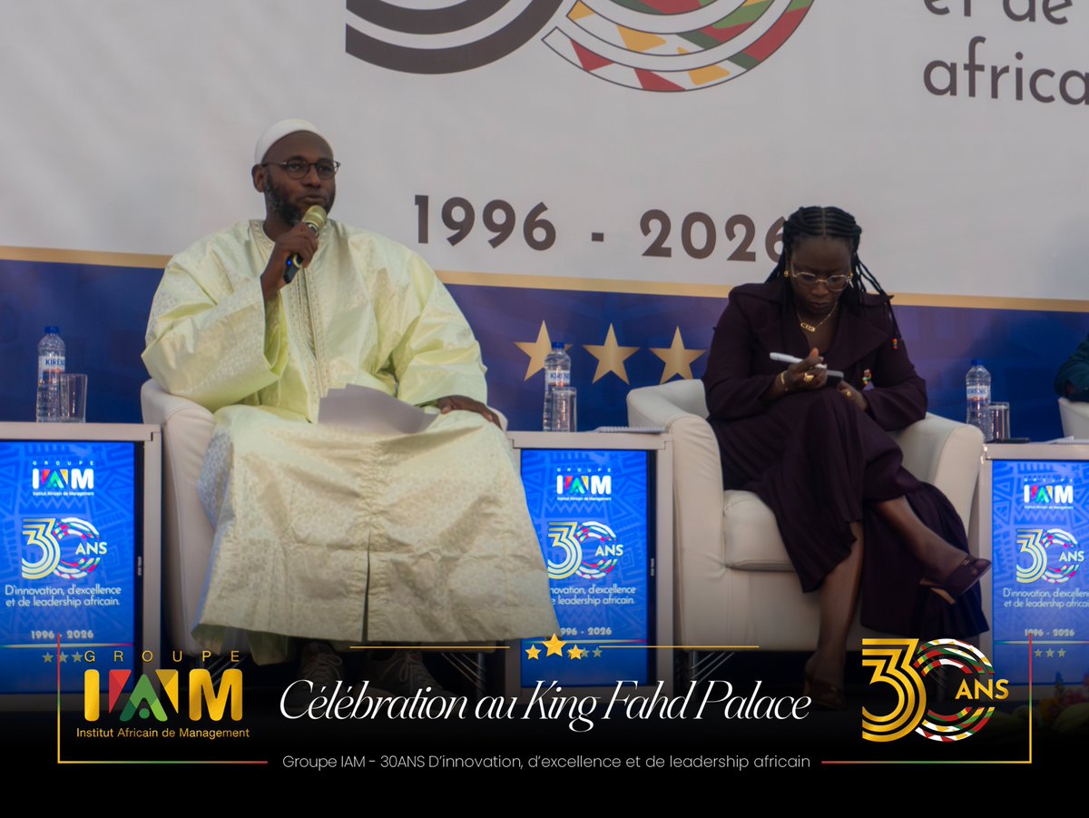 GroupeIAM's tweet photo. Retour en images sur les panels des 30 ans du Groupe IAM au King Fahd Palace.

Leadership, valeurs africaines, innovation et IA au cœur des échanges avec notamment Fatou Sow Kane, Alla Sène Gueye, Alioune Badara Mbengue et Insa Touré.

30 ans d’histoire. 30 ans d’excellence. https://t.co/YMZ99zab2O