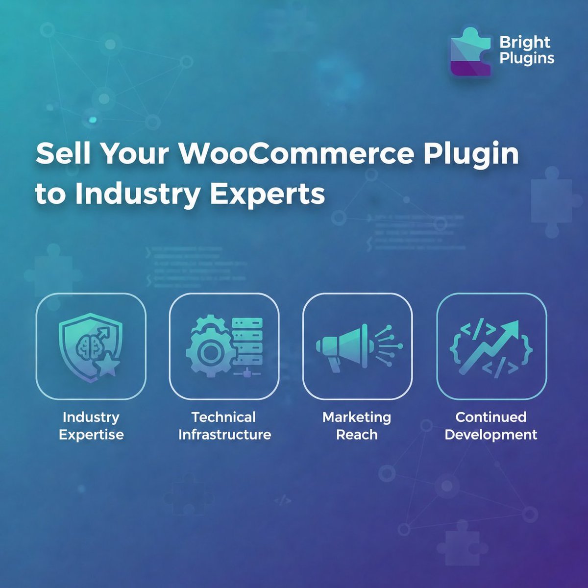 BrightPlugins's tweet photo. Thinking of selling your WooCommerce plugin? Bright Plugins offers WooCommerce expertise, development support, marketing reach, and ongoing updates to help your product keep growing.

Learn more: https://t.co/FmCFTFPSGq https://t.co/kqSqLvhfNg