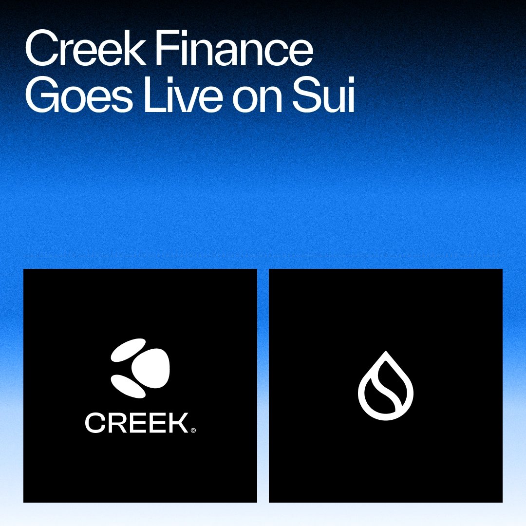 Physical gold meets onchain DeFi infra.

@CreekFinance just went live on Sui with <a href="/matrixdock/">Matrixdock</a>'s XAUm- enabling borrowing, swapping, and yield generation against tokenized physical gold.  

A new yield layer for gold is live on Sui. x.com/creekfinance/s…