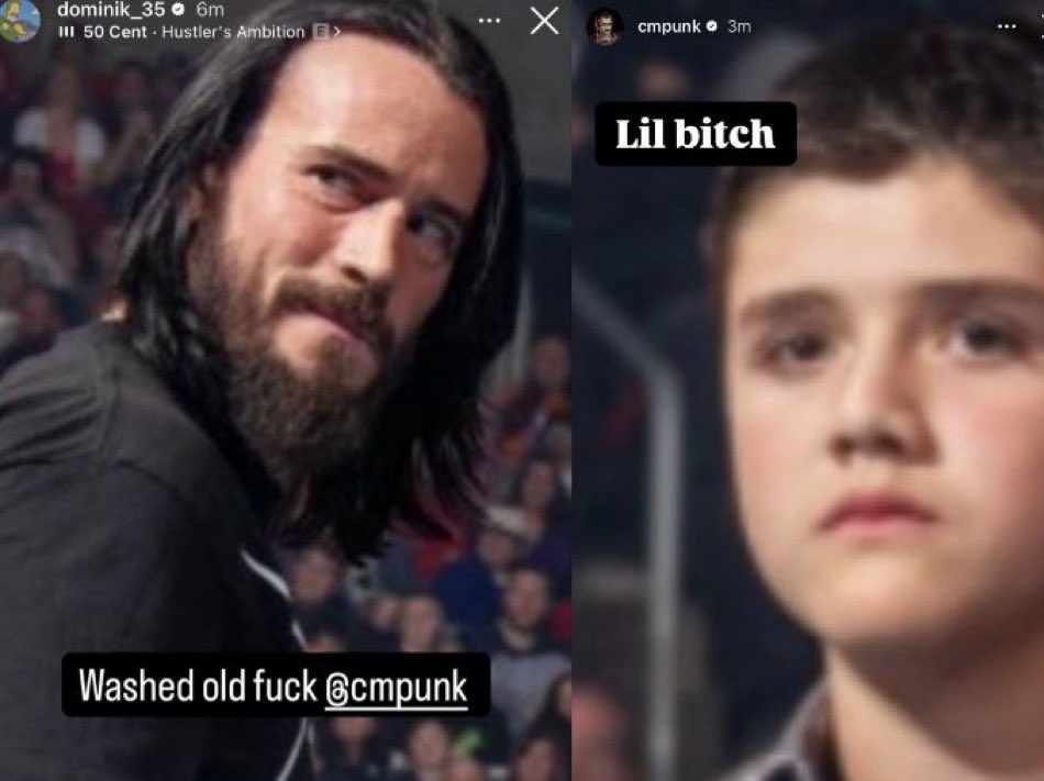 SethJoseph95's tweet photo. I need that CM Punk and Dominik Mysterio feud 😭 https://t.co/S5eogtB3QJ