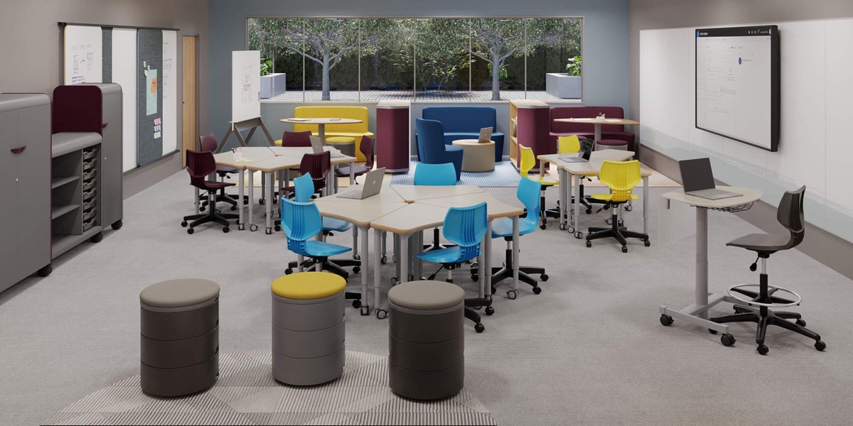 furnishingsLSF's tweet photo. Research shows that for Active Movers, small, continuous movements actually improve attention, working memory, and on-task behavior. Our environments shouldn’t just “allow” movement; they should be intentionally designed to support it. Check out latest blog for more. https://t.co/Dw5NeW9uQH