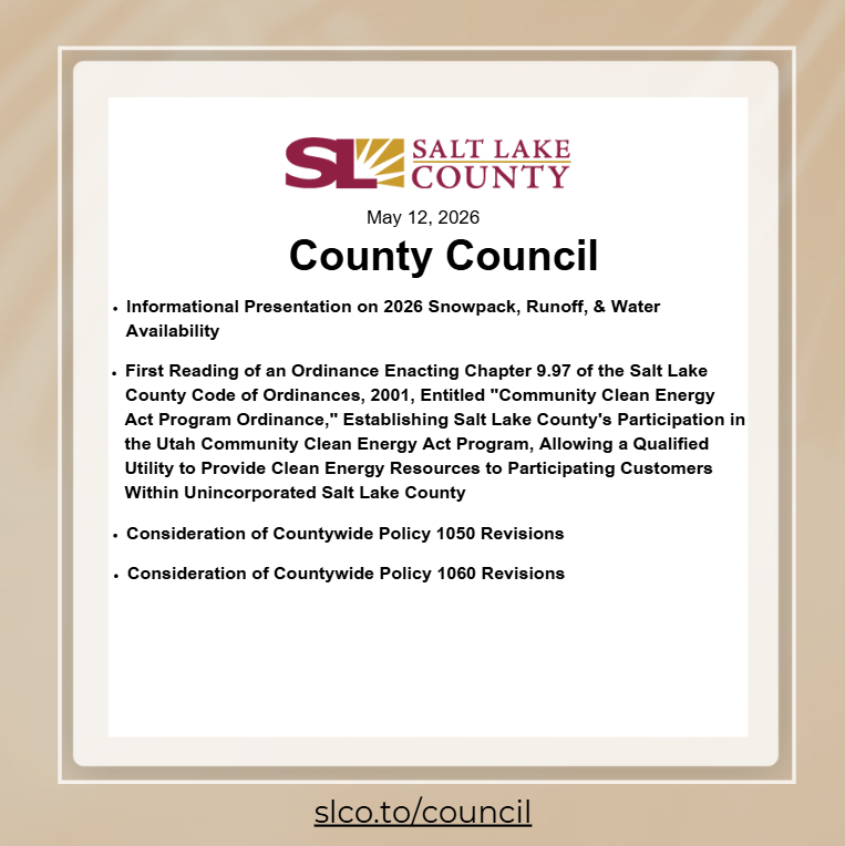 Salt Lake County Council tweet media