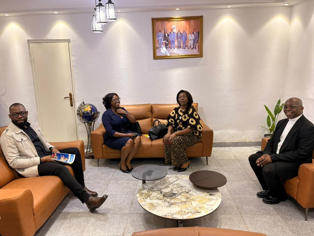 univ_cath_congo's tweet photo. Le Recteur de #UCC , le Prof.  Abbé #LéonardSantedi, a reçu une délégation de @sepcongo1923 ce lundi 11 mai 2026 au campus de Limete. Des perspectives de partenariat académique et éducatif ont été évoquées. Une collaboration prometteuse à suivre.  #SEPCono #Partenariat #Kinshasa https://t.co/3RcokydXDS