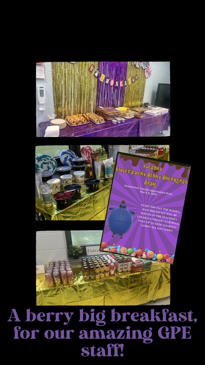GoshenPostES's tweet photo. Last week's Staff Appreciation Day 2...the fun continues! https://t.co/GSgI8sfirY