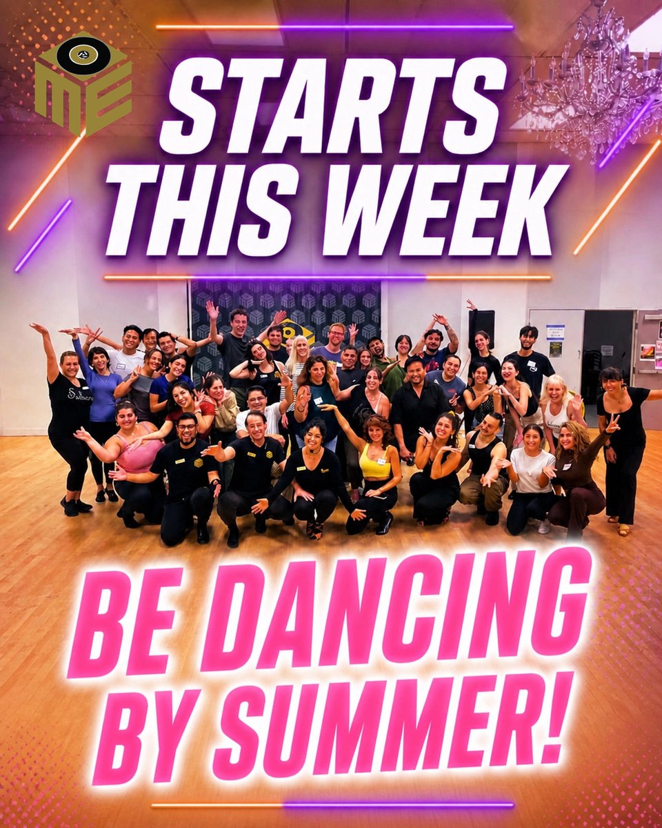 DianaTrigo's tweet photo. New dance cycles start this week and it��s not too late to join the fam! 💃 Come learn Salsa and Bachata and level up your skills with us. Plus, you get UNLIMITED classes to keep the vibe going! 🕺✨

Be dancing by summer! ☀️

Sign up on the Melómano app today!

#MelomanoEnt https://t.co/ZPHjL7UBla
