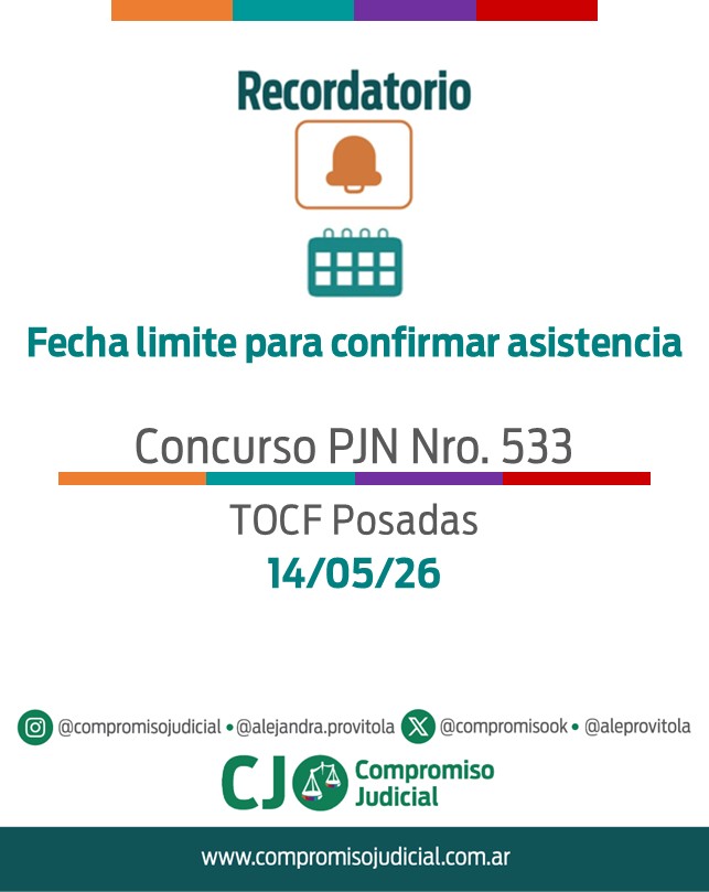 Compromiso Judicial tweet media