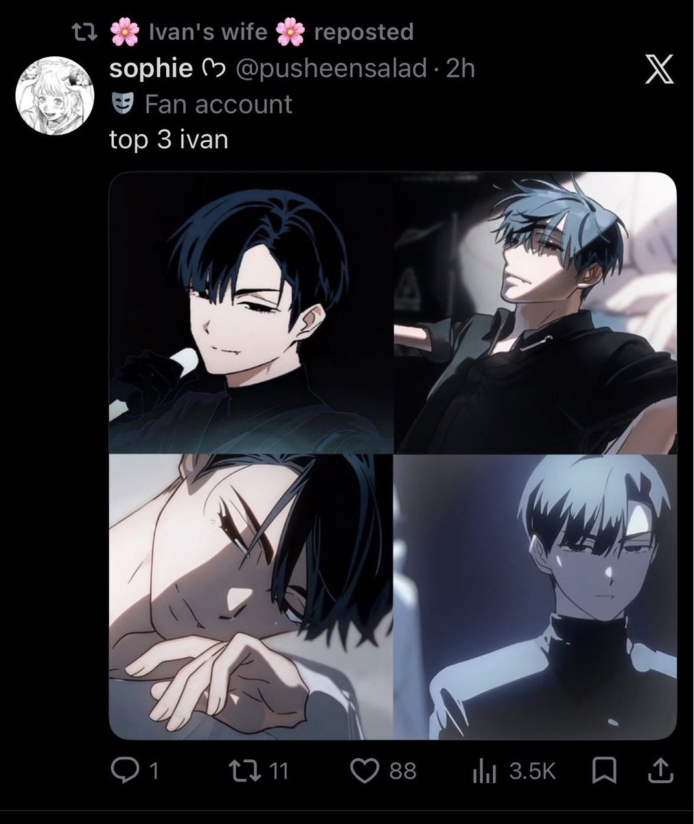 ⊹ ┄ spike ♡s ivan 🍰 tweet media