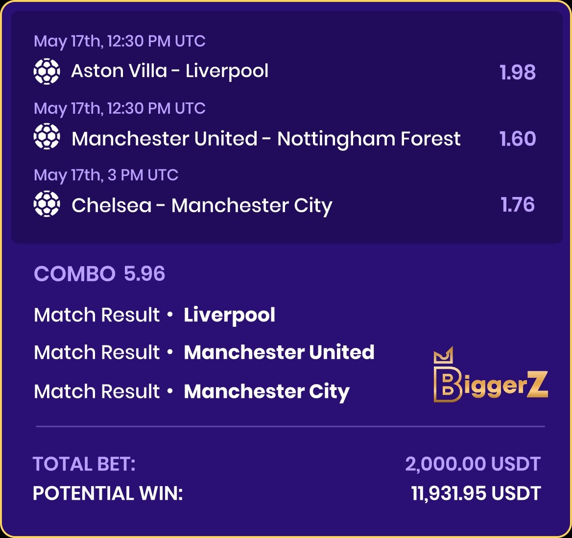 cryptokingglx's tweet photo. Just placed a 2000$ combo on https://t.co/dsvGKEOjV2 clean interface strong odds, potential win 11,931$ , Fast crypto deposits & withdrawals made it effortless. Trusted, secure payouts. Highly recommend for serious bettors. #BiggerZ #FastWithdrawal #OnlineCasino #CryptoCasino https://t.co/VzVjE2uAr3
