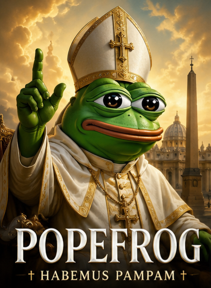 $POPEFROG tweet media