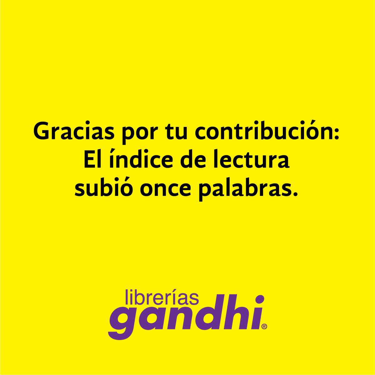 Librerías Gandhi tweet media