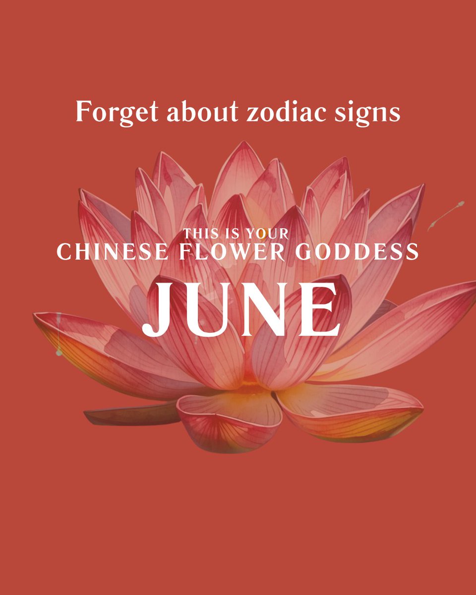 Go2Chinese's tweet photo. Forget zodiac signs. 
If you were born in June, your Chinese Flower Goddess is the Lotus — 荷花 (héhuā).
#ChineseCulture #LotusFlower #FlowerGoddess #JuneAesthetic #AsianAesthetic #ChineseMythology #SpiritualEnergy #荷花 #东方美学 #InnerStrength https://t.co/S8MZFeYw43
