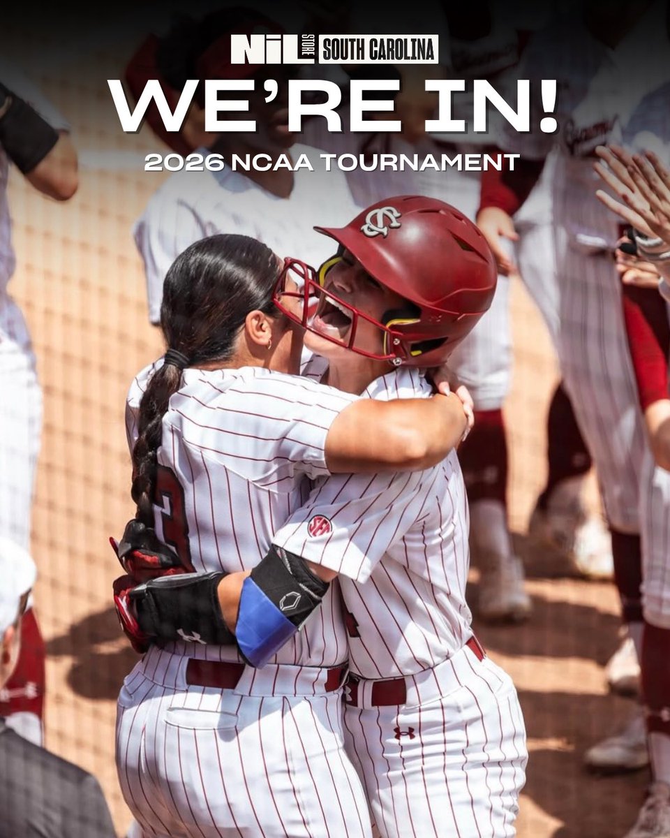 SCarolinaNIL's tweet photo. The Gamecocks earned an at-large spot in the NCAA Softball Tournament last night as a 7 seed!

They will take on Cal State Fullerton on Friday in the opening round at 7:30! https://t.co/beiGACcnaC