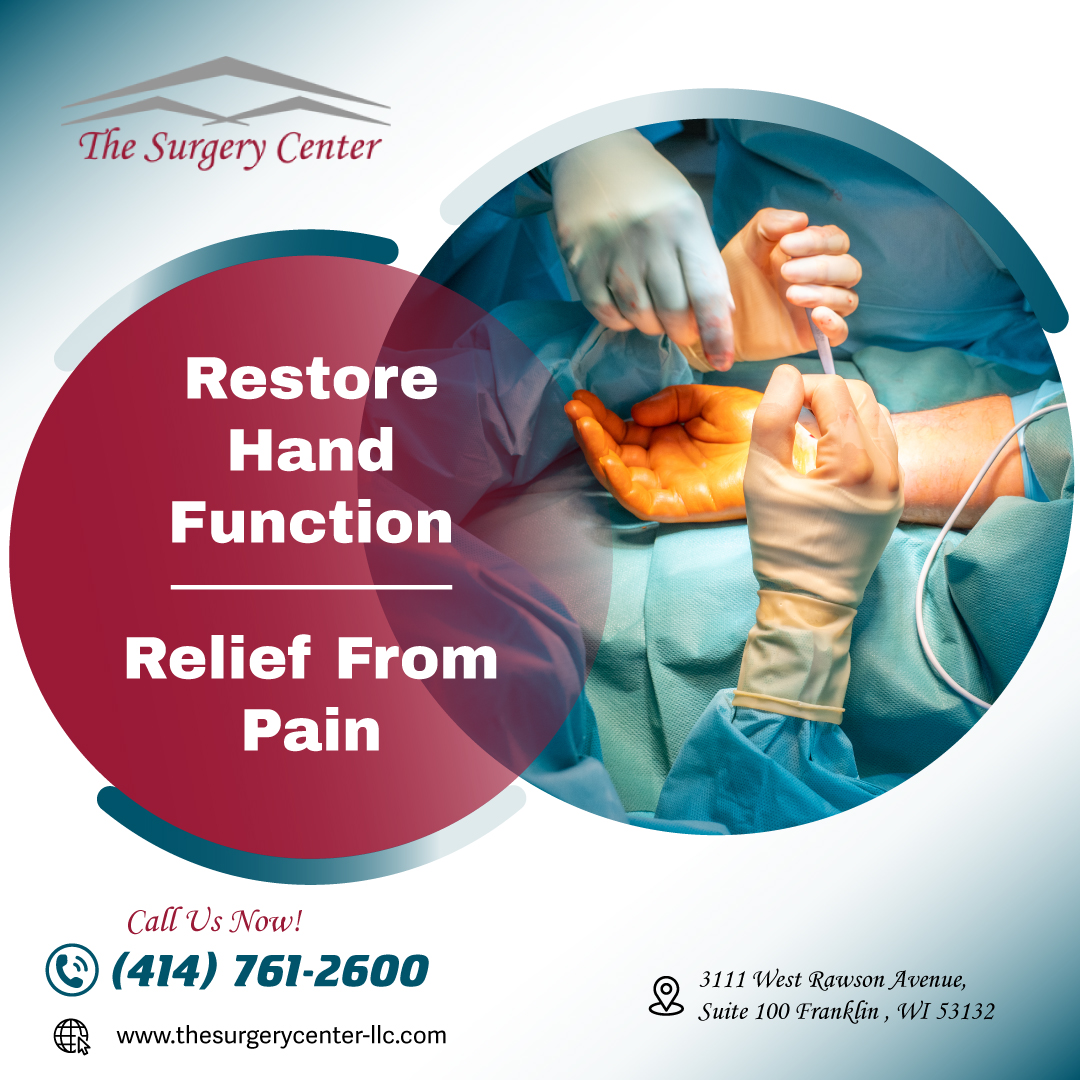 SurgeryCenterWI's tweet photo. Numbness or tingling in hands? Our specialized surgery at The Surgery Center, LLC offers fast relief. Call (414) 761-2600! https://t.co/vh7zF7LbT4 

#HandSurgery #CarpalTunnel #TheSurgeryCenterLLC #OrthopedicCare #MedicalSpecialists https://t.co/4pyMPjDY4q