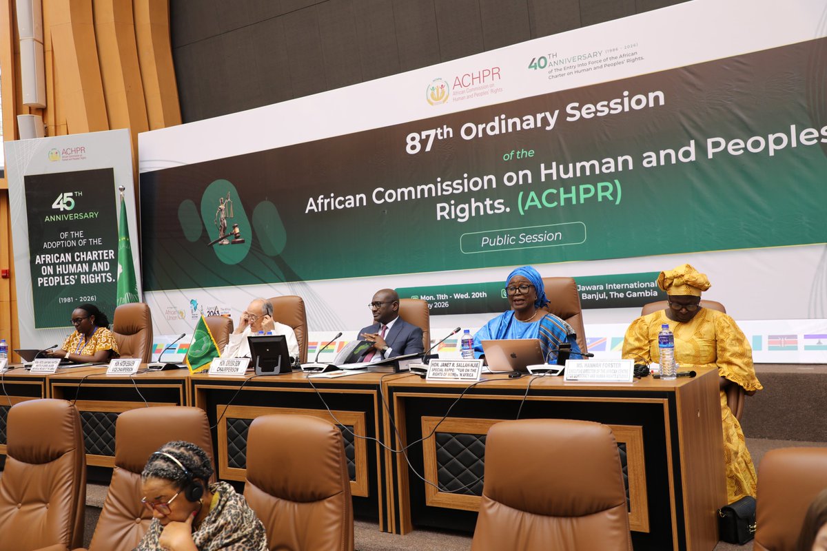 African Commission on Human and Peoples' Rights tweet media