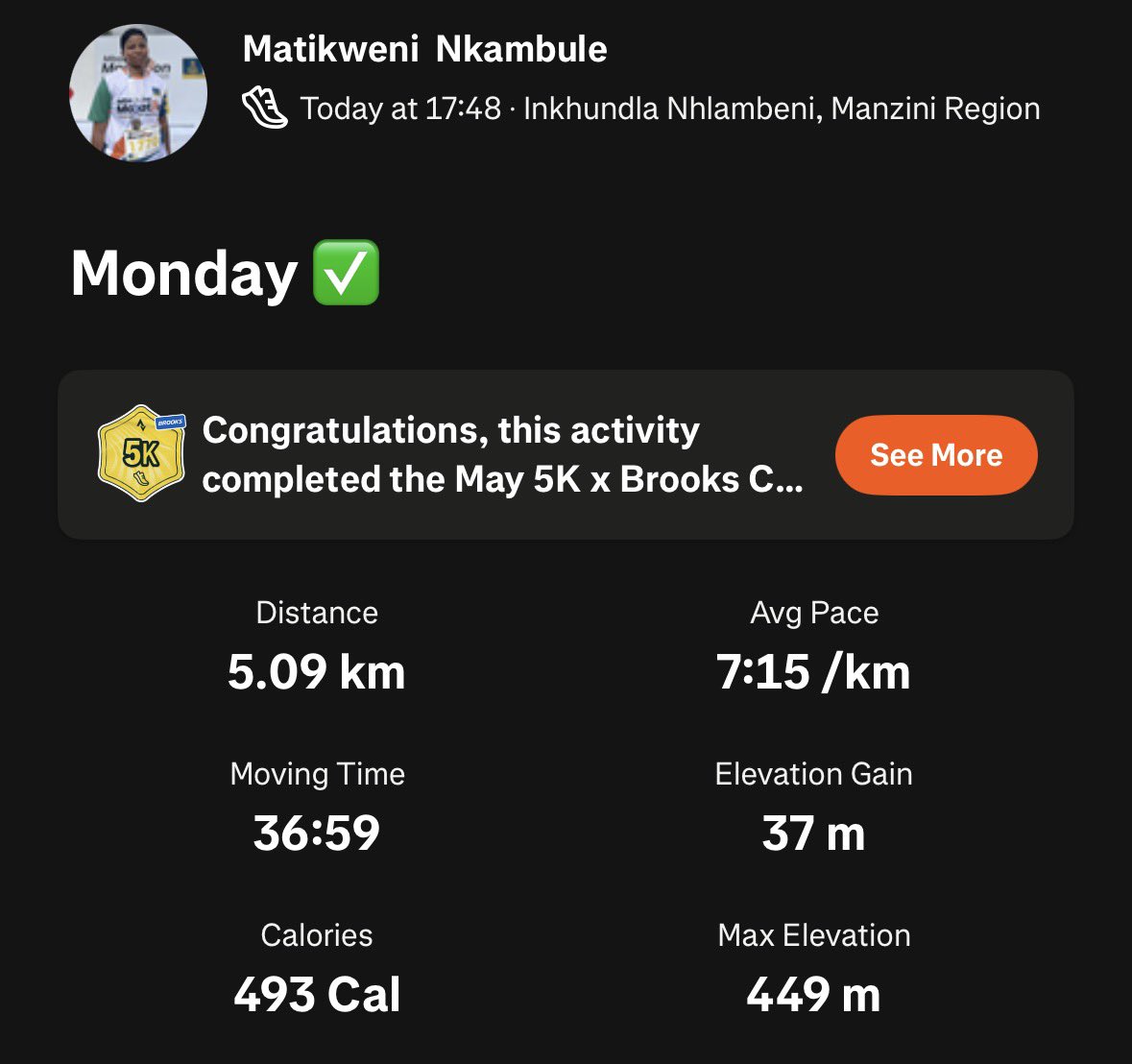 Telukhetfo_N's tweet photo. Never skip a Monday.
#LetsRun
#IPaintedMyRun
#FetchYourBody2026 https://t.co/uwIREjLGeE