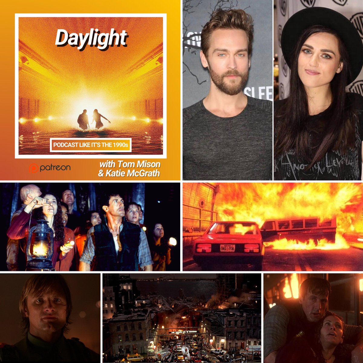 pmiscove's tweet photo. This week on @podcastlikeits The 1990s Patreon I continued our 90s Action Box Office Flops miniseries with Tom Mison &amp; Katie McGrath by talking Daylight. We discuss Stallone’s career, disaster movies and how hot Viggo Mortensen is. https://t.co/t8J1XOwrgY