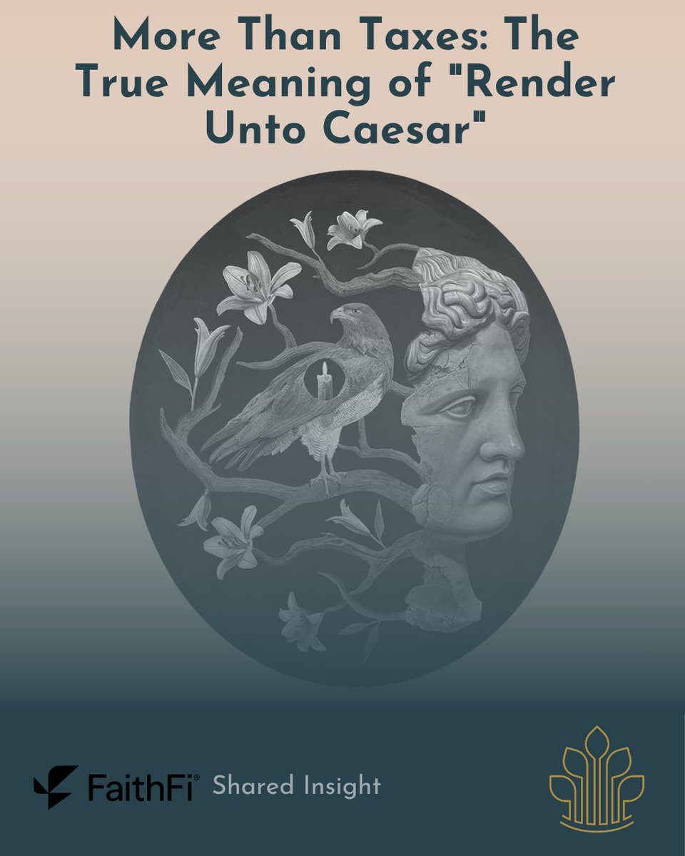 stoneoakwealth's tweet photo. Caesar's image was on the coin. God's image is on you. "Render unto Caesar" was never just about taxes. 
👓 https://t.co/16lJj4kmcO

#stewardship #biblicalfinance

SOWM is regulated by the SEC as a registered investment advisor. Disclosures: https://t.co/96SMHbvLGW https://t.co/UZquBueYoD
