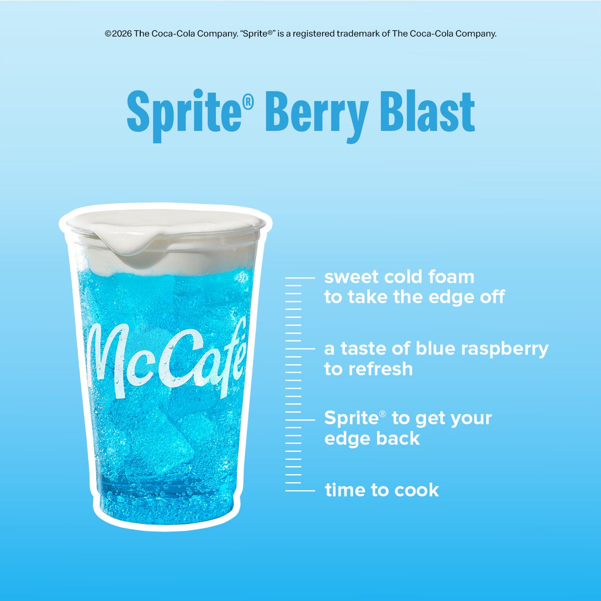 McDonalds's tweet photo. i feel seen by the new drinks from McD’s