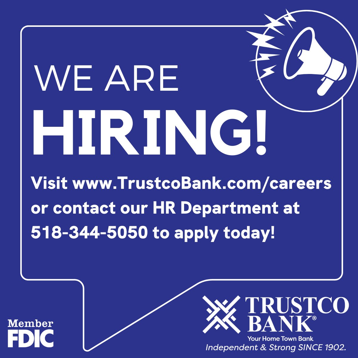 CFECorg's tweet photo. 🚨 Trustco Bank IS HIRING!  

We’re proud to announce that Trustco Bank will be actively recruiting at the Central Florida Employment Connections CFEC Job Fair on May 20, 2026!

 #jobfair #NowHiring #CareerOpportunities #GetHired #WorkforceDevelopment #cfec #NetworkingMatters https://t.co/G7zBdxSTXt