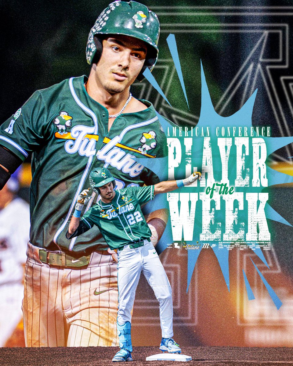 GreenWaveBSB's tweet photo. rub-a-dub-dub!

#RollWave 🌊⚾️ | @jasonwachs22 | @American_Conf https://t.co/GWCiTtAGWm