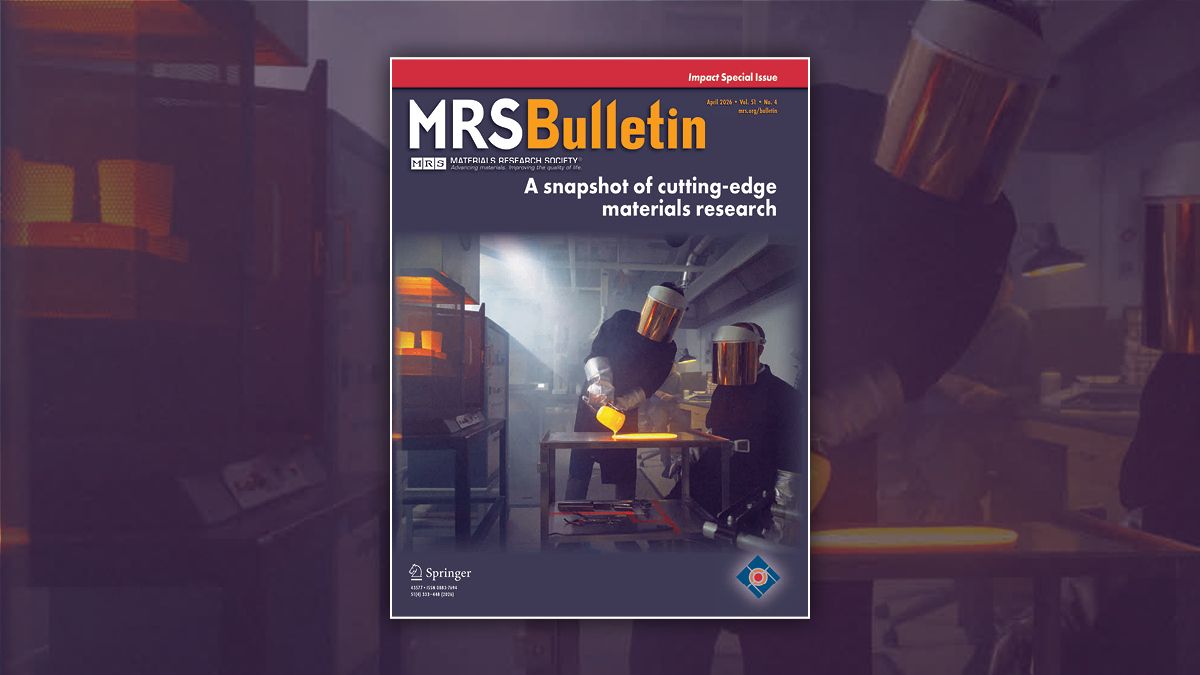 MRSBulletin's tweet photo. 𝑵𝒆𝒘 𝒊𝒔𝒔𝒖𝒆! The latest issue of #MRSBulletin represents the full spectrum interesting topics to the materials research community, such as: #EnergyStorage #3DPrinting #Polymers #2DMaterials #Biomaterials #Nanoparticles #Devices #Alloys #RenewableResources and much more! https://t.co/yv5m46T4B4