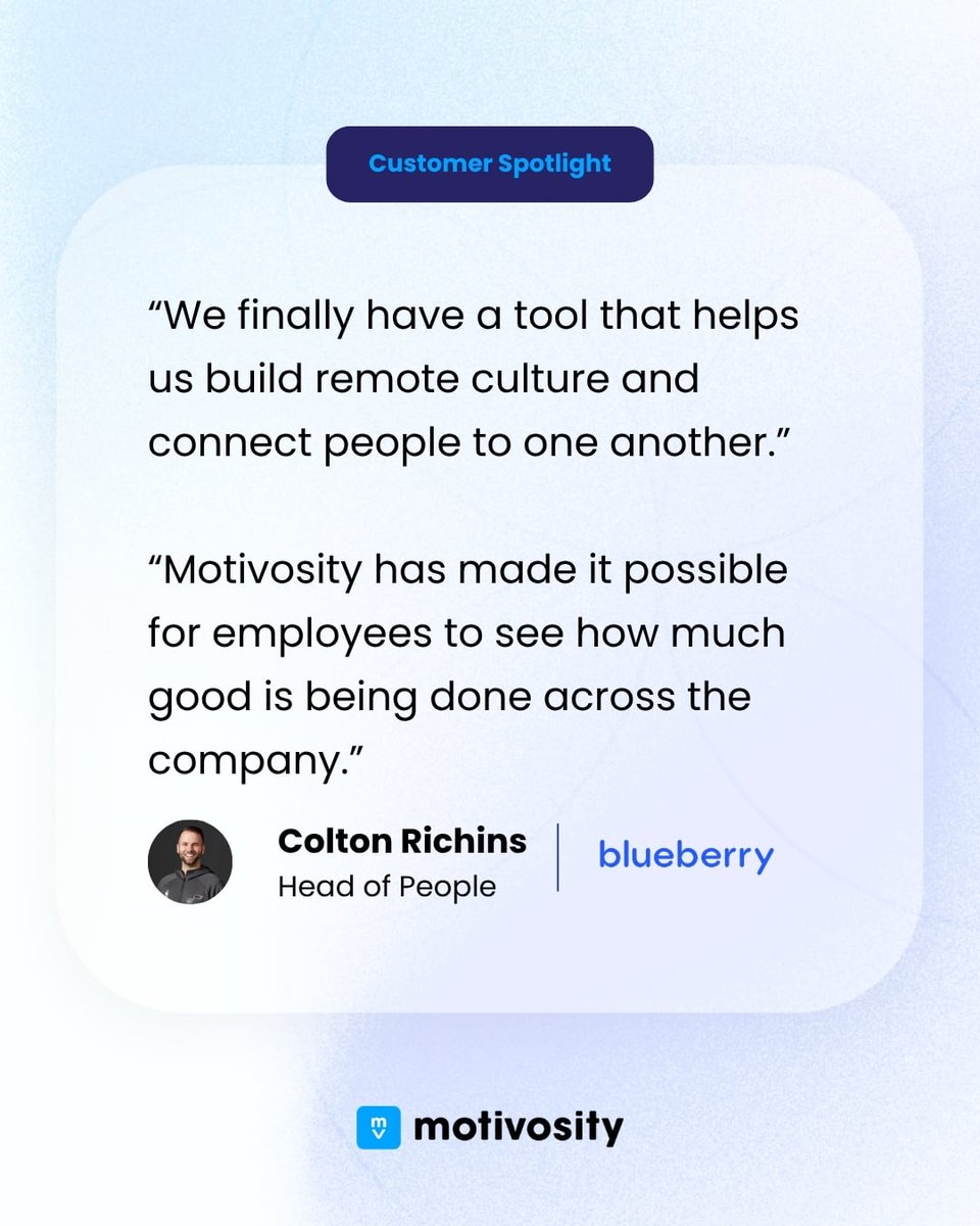 Motivosity tweet media