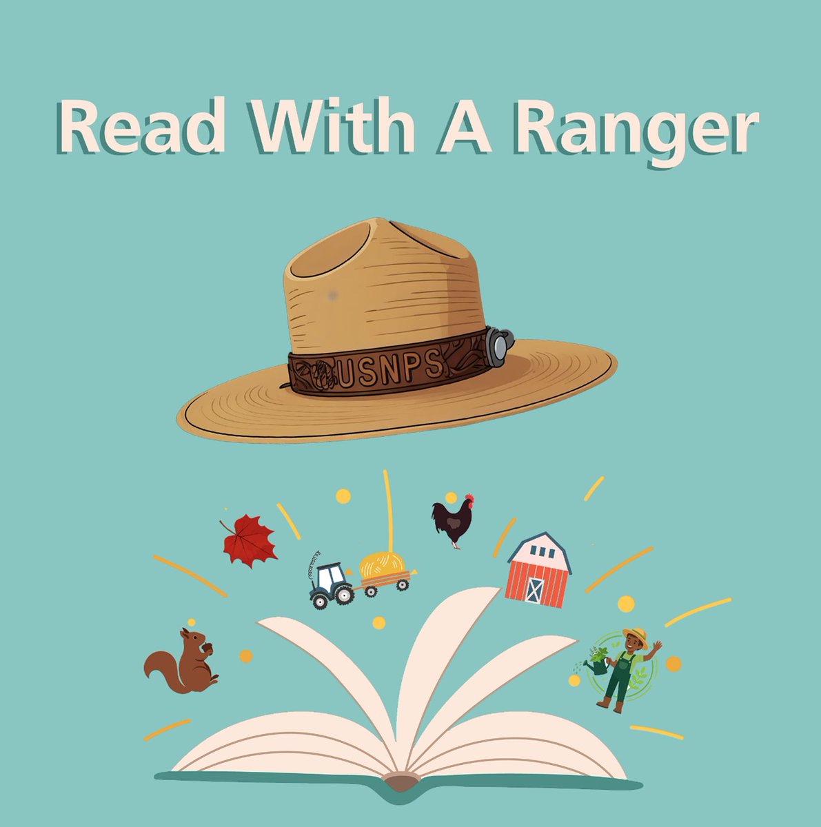 HomesteadNHP's tweet photo. Read with a ranger every 3rd Saturday of the month in 2026 at 10:00 a.m. 

Children of all ages are welcome. Listen to a ranger read a book and participate in an activity.

May 16, 10 AM – Tractor Mac Arrives at the Farm by Billy Steers

June 20, 10 AM – TBA https://t.co/vxfr08IRVX