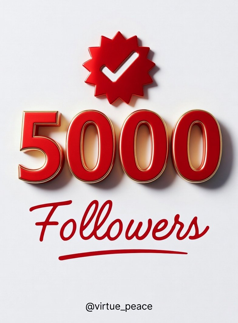 Under 5000 followers?

Type = BOOST 💫

Grab active verified mutuals here 👇💥