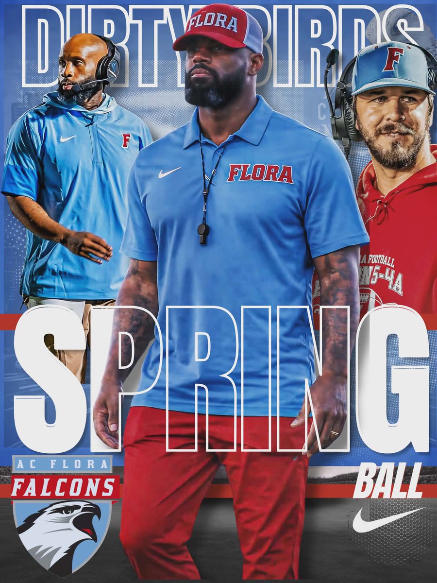 ACFloraFootball's tweet photo. WE BACK AT IT TODAY!!!!
SPRING PRACTICE WEEK 2 !!! #gobirds #dirtybirds #striveforgreatness #chipchasing #florafootball
@WillieOfford @cal_horton8 @MrWhatWinnersDo https://t.co/BXvxqFm1QR
