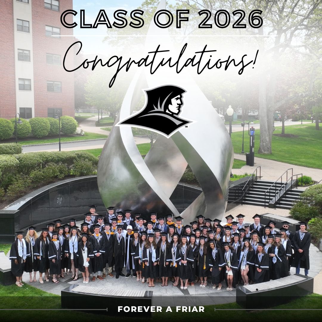 TheFriarEdge's tweet photo. Thank you to our graduating student-athletes for the dedication, leadership, and passion you brought to Providence College every single day. Your impact goes far beyond competition, and you will always be a part of the Friar family. 
#gofriars #thefriaredge #classof2026 https://t.co/cCT9Shk1pU