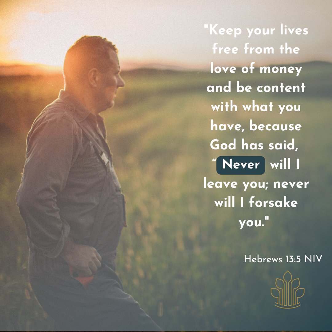 stoneoakwealth's tweet photo. Contentment isn't about having enough. It's about trusting the One who said "I will never leave you." 
Hebrews 13:5 #stewardship #biblicalfinance

SOWM is regulated by the SEC as a registered investment advisor. Disclosures: https://t.co/96SMHbwjwu https://t.co/RWsbCJTZAC