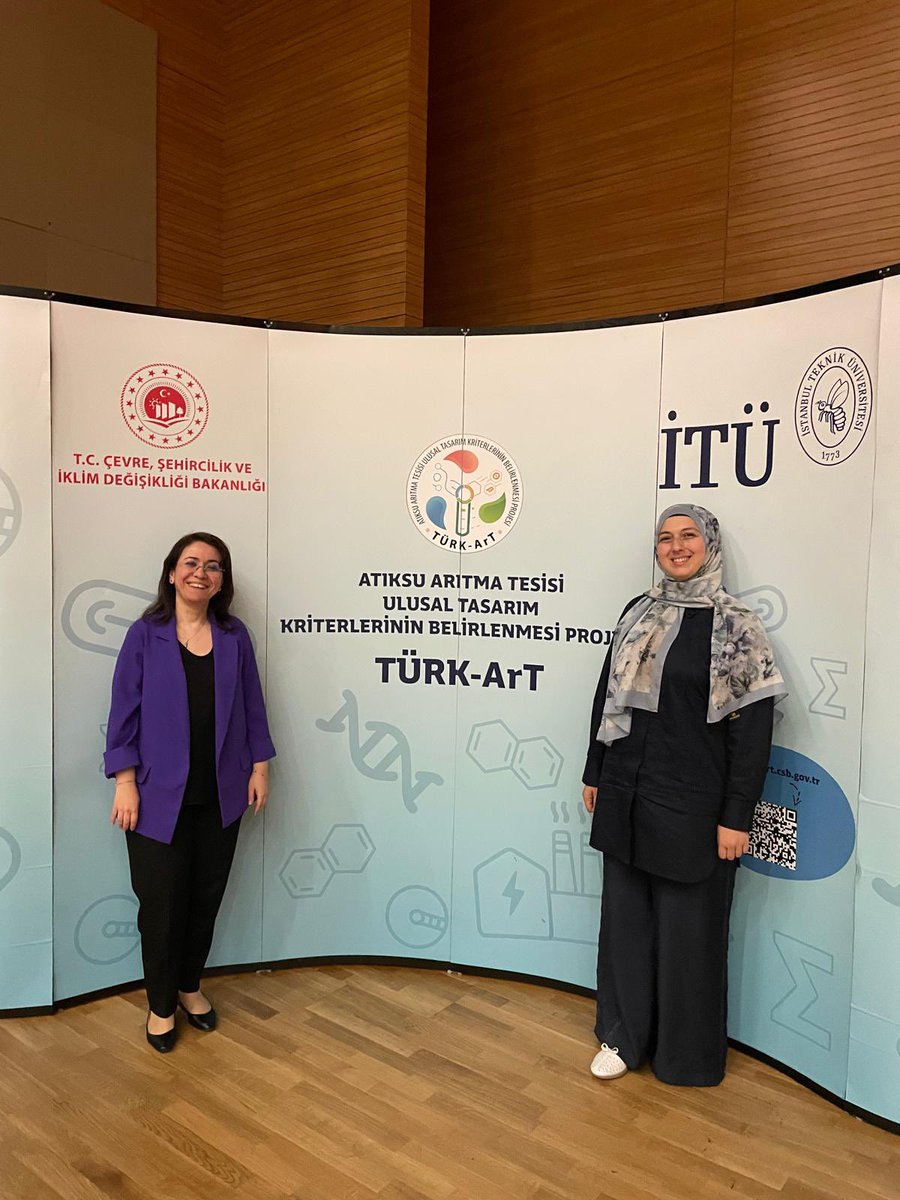 CevreMarmara's tweet photo. T.C. Çevre, Şehircilik ve İklim Değişikliği Bakanlığı altında İTÜ tarafından yürütülen Atıksu Arıtma Tesisi Ulusal Tasarım Kriterlerinin Belirlenmesi TÜRK-ArT proje çalıştayına bölümümüz öğretim üyeleri Prof. Dr. Bilge Kocamemi ve Dr. Öğr. Üyesi Hatice Yeşil katılım sağlamıştır. https://t.co/2daxis0NcT