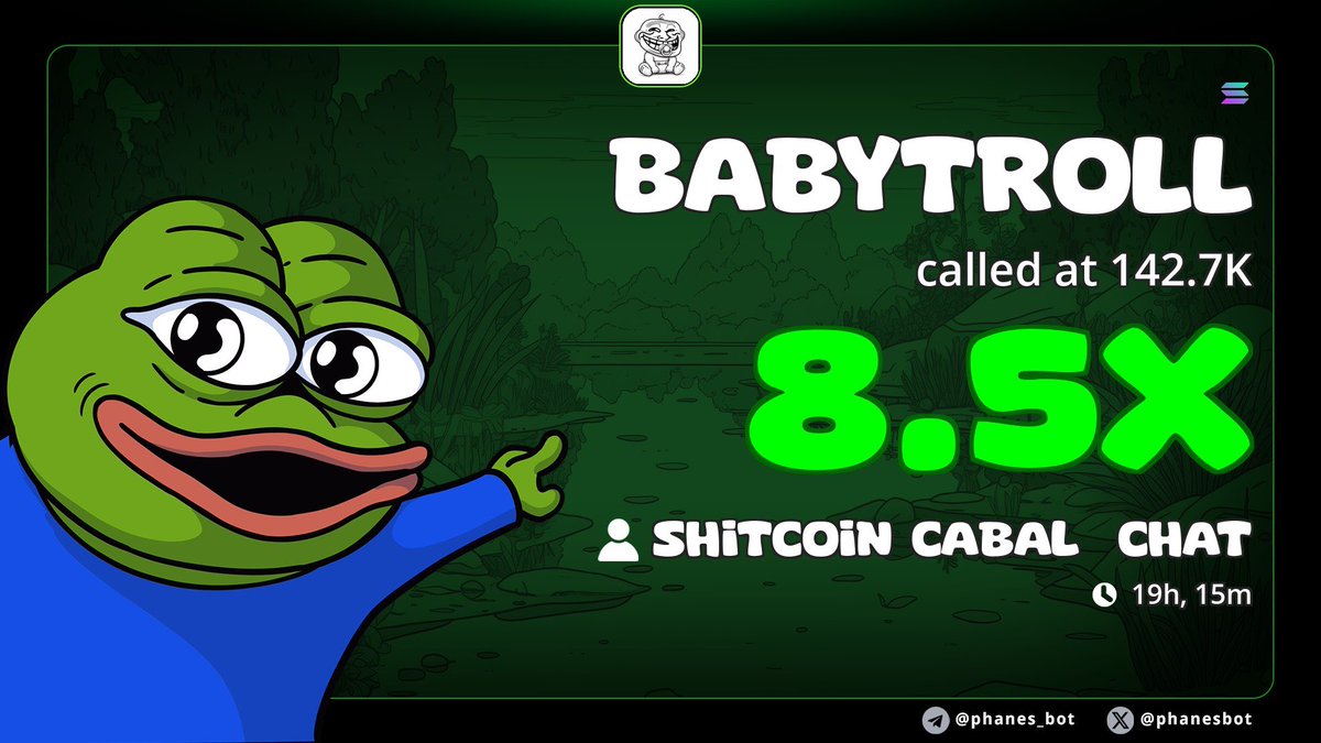 mfckr_eth's tweet photo. Its been a minute I dropped banger solana memecoins , it is not just because I am currently focused on TON but also because it is very rare to catch a sustained runner these says , even good narratives top in few hours or outright rug you before bond.

W for Shitcoin Cabal https://t.co/9tnkGe3alS