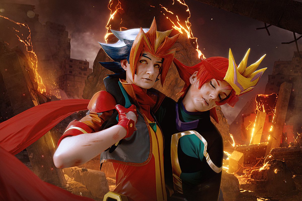 Wheelerin_94's tweet photo. "I won't let you down!"🫂

Cosplay
Playmaker: @StardustLegacy_
Soulburner: me
Yu-Gi-Oh! VRAINS

This is one of my absolute fav photos!🤩

📸: @CosBaseDE
🖌: @ ricardo._.pedro (IG)

#ヴ放送開始9周年感謝祭 #yugioh #vrains #yugiohvrains #playmaker #soulburner #cosplay #yugiohcosplay https://t.co/UKnxkOQ1ax