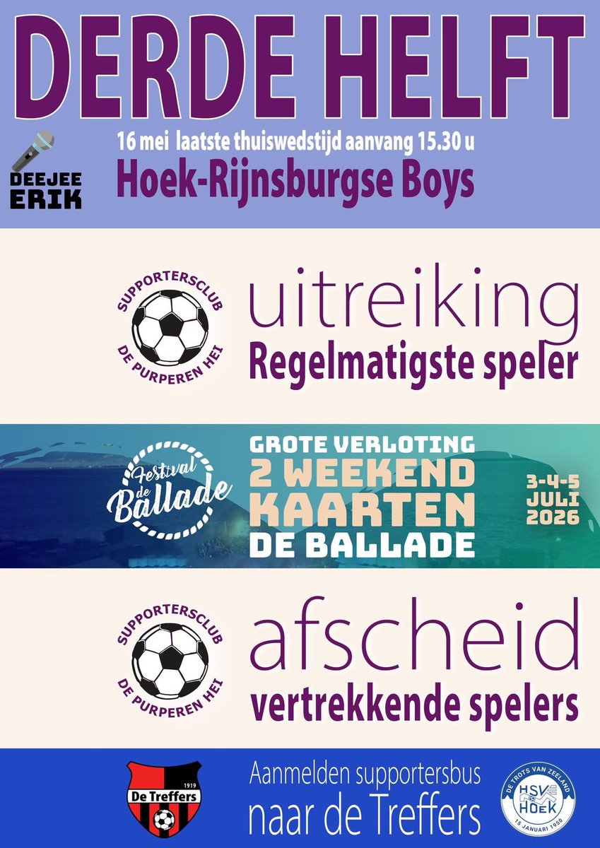 HSV_Hoek's tweet photo. Er zijn seizoenen die je bijblijven. Dit is er zo een. 🔵⚪

Als promovendus meedoen om de titel. De eerste periode gewonnen. De KNVB Beker. Eindhoven. Telstar. Momenten die we nooit vergeten.

Zaterdag stilstaan bij dit alles. Eén laatste keer samen op Sportpark Denoek.
⏰ 15.30 https://t.co/BAjnWuEAF9