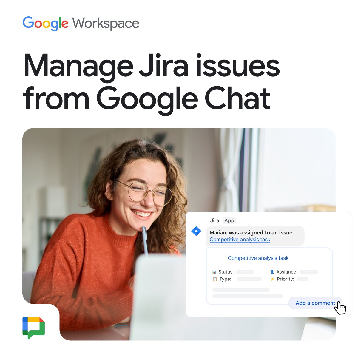 Google Workspace tweet media