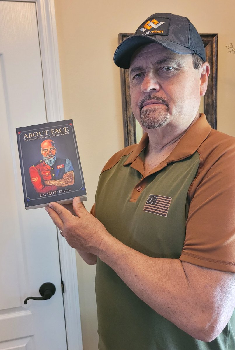 PrisonBy's tweet photo. Received my signed copy of "About Face" today from my friend R.S. "Rob" Sidhu. A true story of his rise and fall and betrayal as a Royal Canadian Mounted Police and Undercover Operator. I'm going to stick my face in this book over the next few days. Thank you, Rob! https://t.co/rbcgJcDHM5