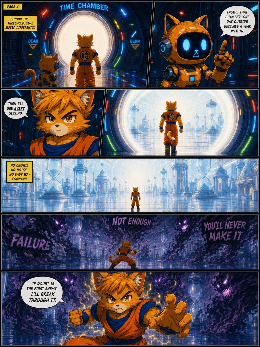 ONBEAMCAT's tweet photo. Inside the chamber, time moved differently.

No crowd. No noise.

Just $BCAT, doubt, and the fight to come back stronger. https://t.co/MC1qalSWX9