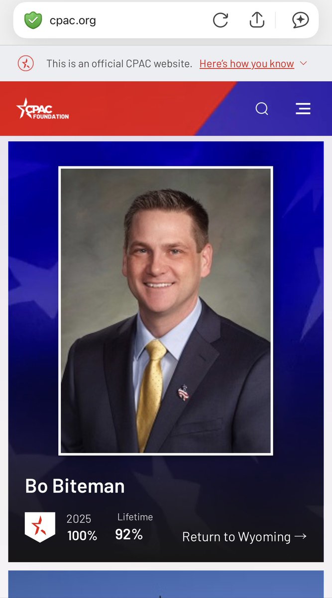 bobiteman's tweet photo. @CPAC What’s the point of rating all the state legislators if you don’t care about getting actual proven conservatives elected to Congress? I mean there’s not that many of us to begin with, this doesn’t make any sense. https://t.co/IivhP6Wwx5