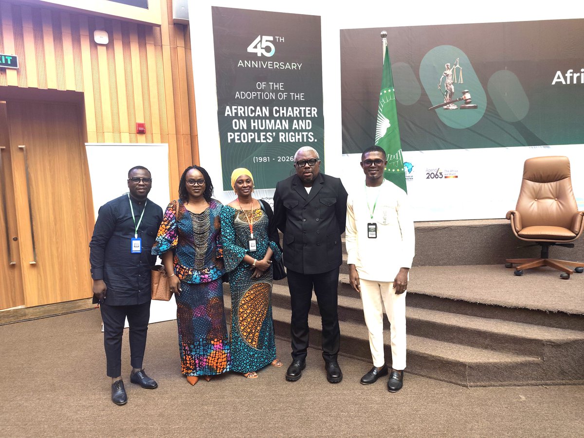 RfldOrg's tweet photo. RFLD delegation is participating at the 87th Ordinary Session of the #African Commission on Human and Peoples' Rights from 11 to 20 May 2026 in Banjul, The #Gambia.
We held a meeting today with Hon. Rémy Ngoy Lumbu — Special Rapporteur on #Human #Rights #Defenders in #Africa. https://t.co/mrZguqauNu