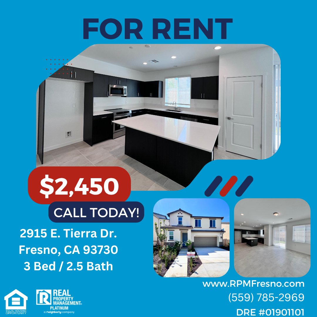 RPMFresno's tweet photo. Ready to move in! Contact us today to learn more about our available rentals. 📞🏡 #ApartmentLiving #NewHome #RealEstate #Neighborly #FresnoHomes https://t.co/YVjFVY3EFa
