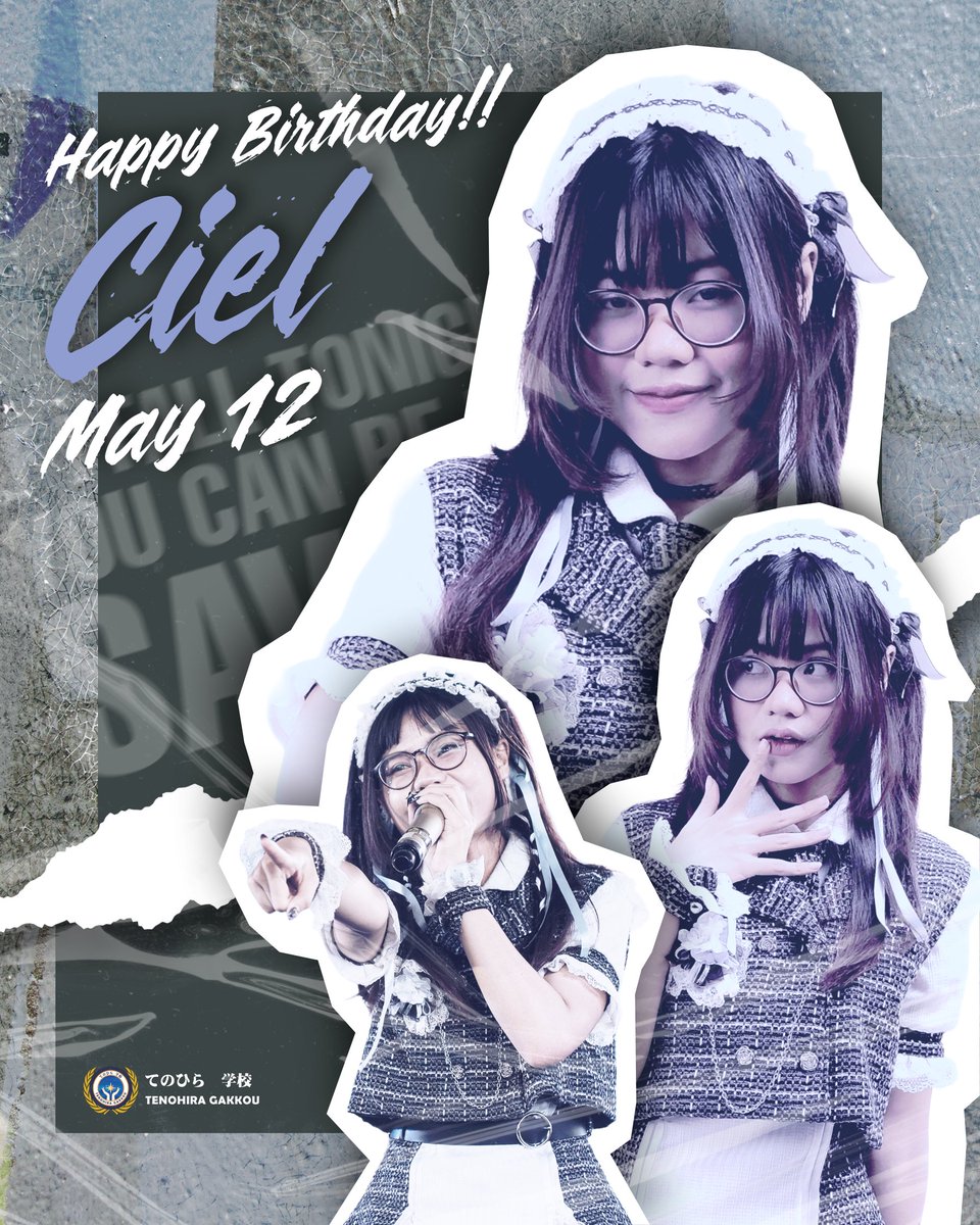 tenohiragakkou's tweet photo. Ciel era loading 👑🎂 Happy birthday to our queen! @cielchy_ 💙✨ https://t.co/AajV09fguR