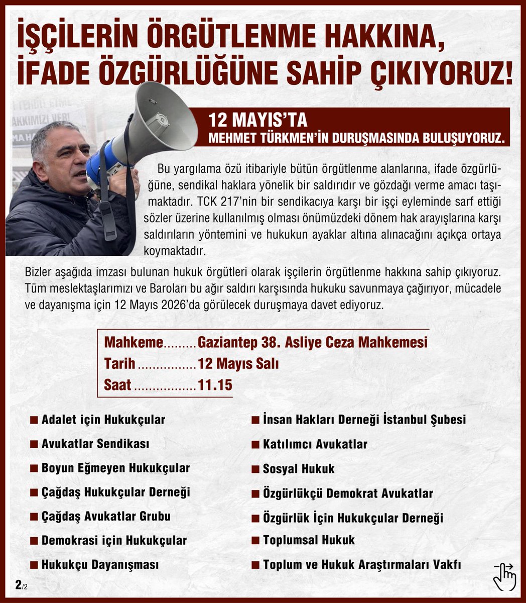 Boyun Eğmeyen Hukukçular tweet media