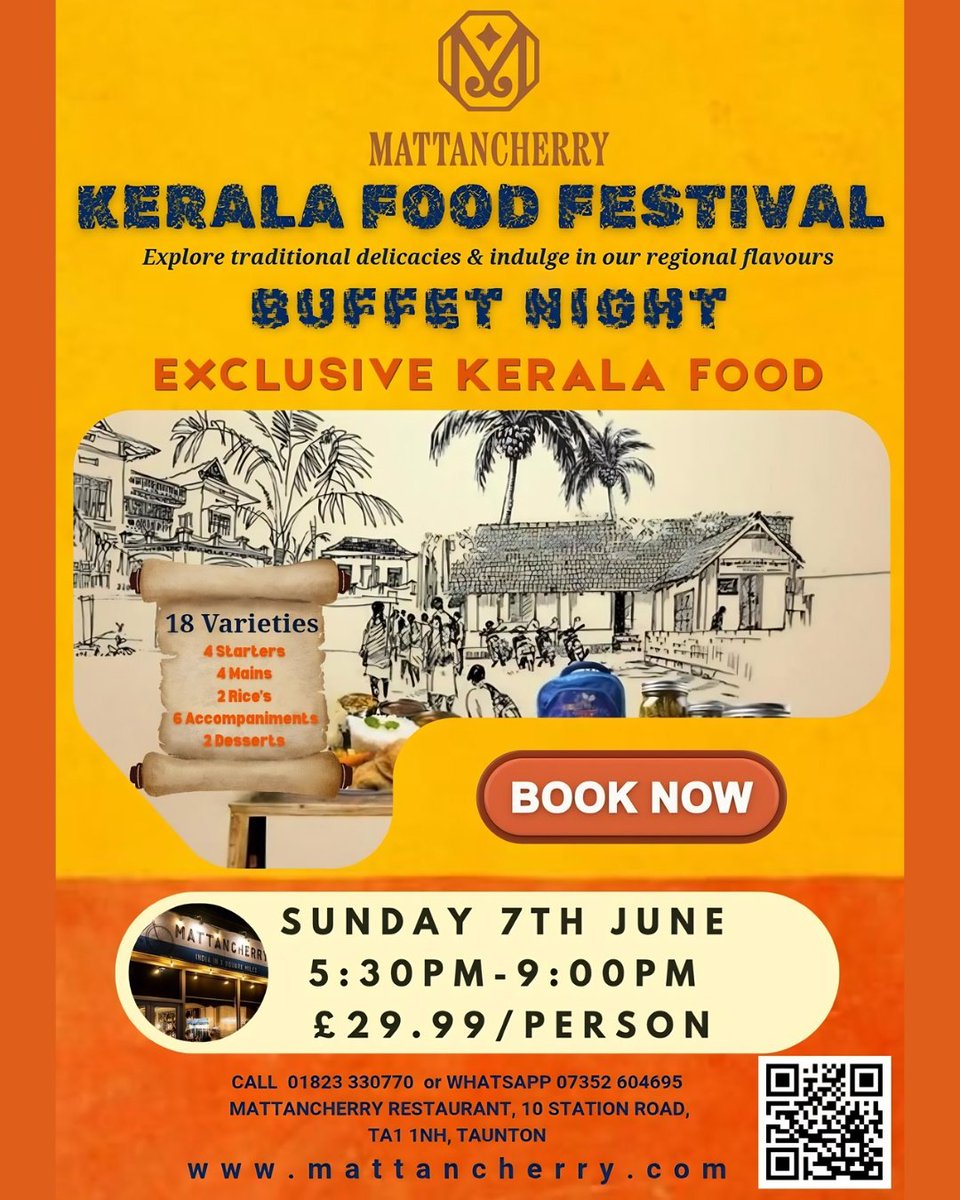 Mattancherry Taunton - award winning restaurant tweet media