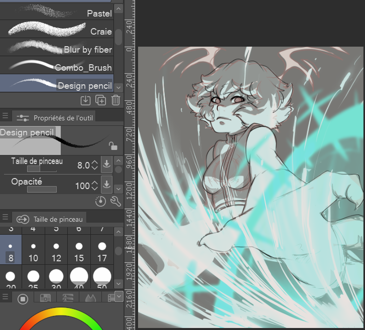 liwanol's tweet photo. WIP !! 
Une petite illu de mon OC 🥰 https://t.co/0uLQCXzCyF