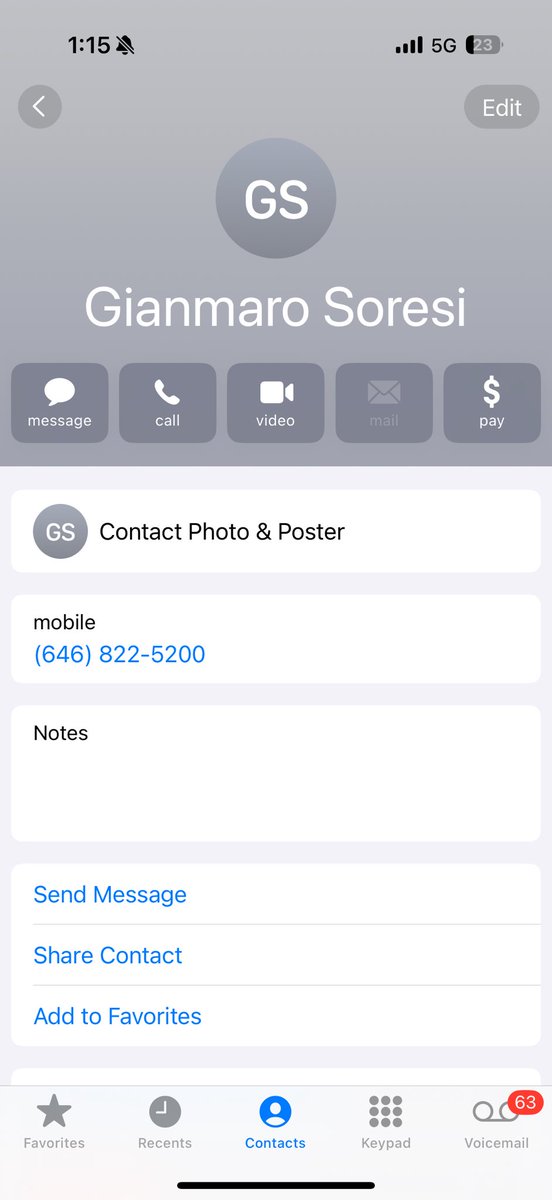 mikerecine's tweet photo. I can’t believe “leftist” comedian Gianmarco Soresi is using gendered language. This is unacceptable and I’m sorry to all the women he has hurt. Here is his phone number if you want to give him a piece of your mind. https://t.co/FPViFe9IjM