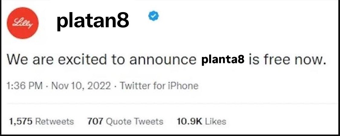 Planta 8 tweet media